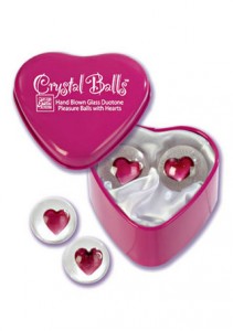 pink kegel balls with heart
