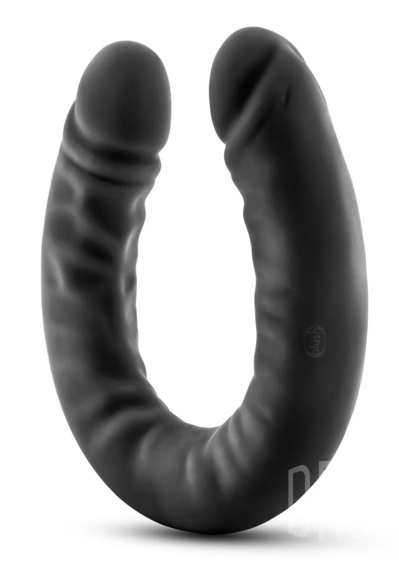 Ruse Silicone Double Headed Dildo - Black 18 Inch