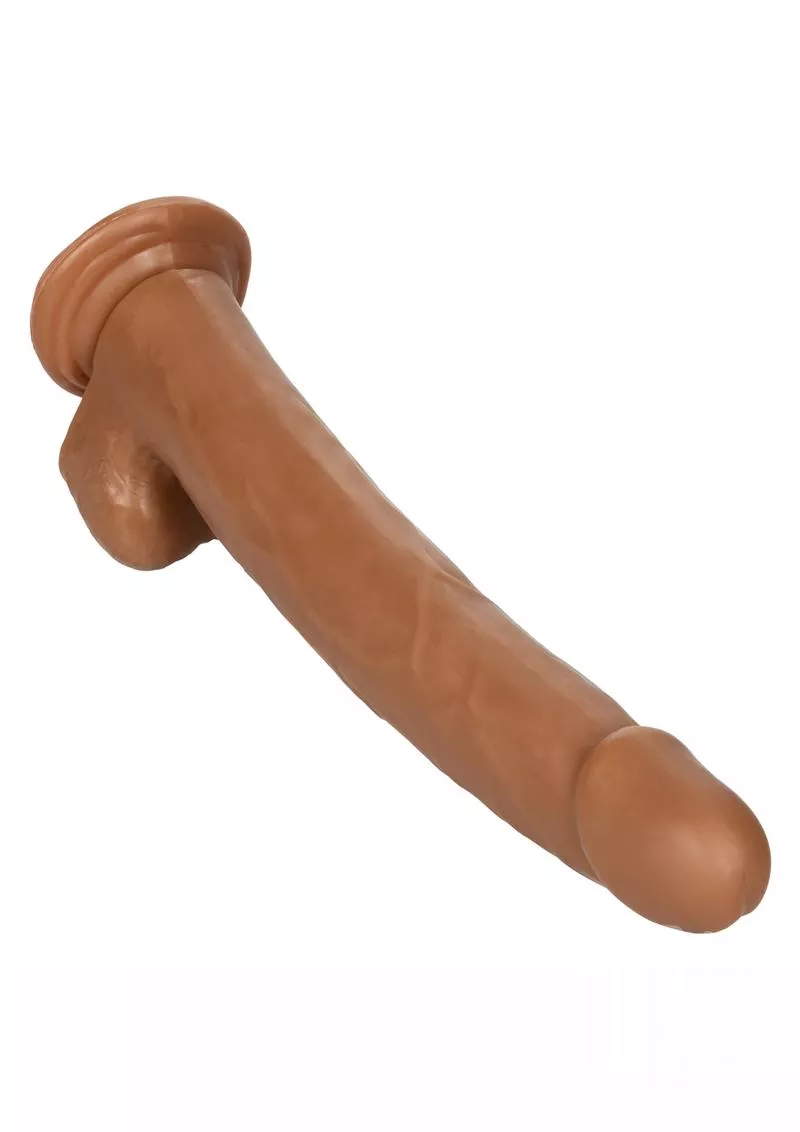 Size Queen 12 Inch Realistic Dildo - Brown picture